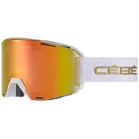 Cebe Slider Ski Goggles Blanc PC Vario Perfo Amber Flash Red/CAT1-3