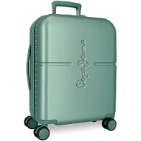 Joumma Bags PEPE JEANS Highlight Verde, Valise de voyage ABS, 55x40x20cm, 37L, 768912B (petit)