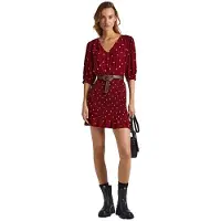 Pepe Jeans Gunila Long Sleeve Dress Rouge XL Femme