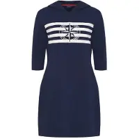 Sea Ranch Kate Long Sleeve Midi Dress Bleu XL Femme