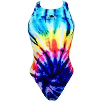 Turbo Wide Strap Swirl Swimsuit Bleu XL Femme
