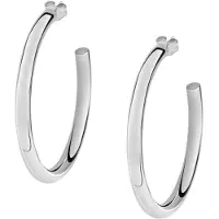 La Petite Story Cerchi 40 Mm Earrings Argenté Femme