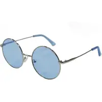 Ocean Sunglasses Circle Polarized Sunglasses Argenté