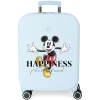 Joumma Bags Valise de voyage ABS MICKEY MOUSE Happines Turquesa, 55x40x20cm, 37L, 3669121 (petite)