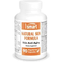 SuperSmart Natural Skin Formula Dietary Supplement - 90 Gél. Vég.