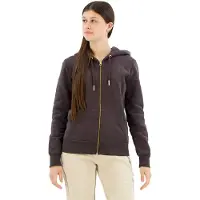 Superdry Tattoo Rhinestone Full Zip Sweatshirt Marron XS Femme