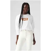 Levi's Gr Iconic Heritage Sweatshirt Blanc S Femme