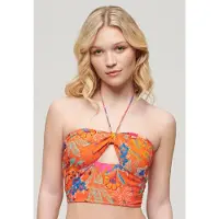 Superdry Crop Cut Out Sleeveless Top Orange XL Femme