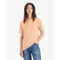 Levi's Slim Housemark Short Sleeve Polo Orange M Homme