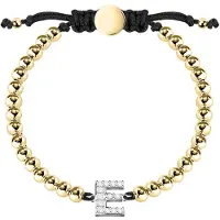La Petite Story Boules Letter E Bracelet Doré Femme