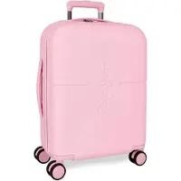 Joumma Bags PEPE JEANS Highlight Light Pink, Mallette de voyage en ABS, 55x40x20cm, 37L, 768912C (small)