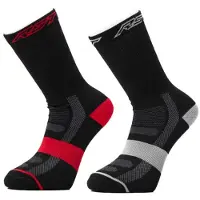 Rst Multicolor Lot de 4 chaussettes de moto