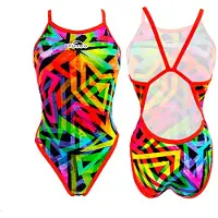 Turbo Geoflu Swimsuit Multicolore M Femme