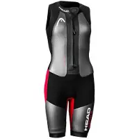 Head Swimming Swimrun Myboost Sl Woman Sleeveless Shorty Rouge,Noir,Argenté XSLO Femme