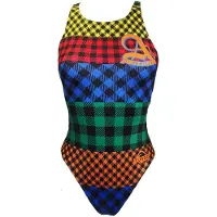 Turbo Maillot de bain 1 pièce femme Tartan College