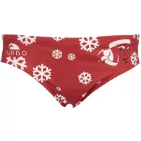 Turbo Mama Noel Swimming Brief Rouge 4XL Homme
