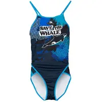 Turbo Save The Whale Swimsuit Bleu 5XL Femme