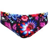 Turbo Flower Swimming Brief Multicolore 4XL Homme