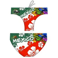 Turbo Mexico 2012 Swimming Brief Multicolore 3XL Homme