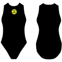 Turbo Basic Waterpolo Swimsuit Noir 7-8 Years Fille
