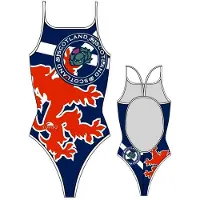 Turbo Scotland Swimsuit Rouge,Bleu 5XL Femme