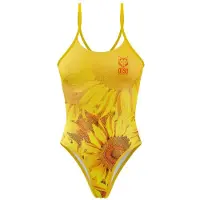Otso Sunflower Swimsuit Jaune XS Femme