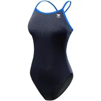 Tyr Hexa Diamondfit Swimsuit Bleu 7-8 Years Fille