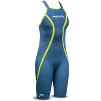 Head Swimming Liquid Fire Core Open Back Competition Swimsuit Bleu IT 34 Femme