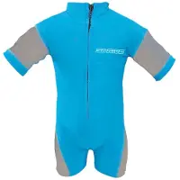 So Dive Pro Tech Short Sleeve Front Zip Uv Shorty Bleu 24 Months-4 Years Enfants