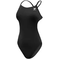 Tyr Durafast Elite Cutoutfit Solid Swimsuit Noir 6 Years Fille