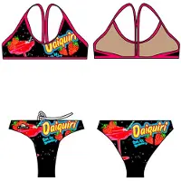 Turbo Daiquiri Swimsuit Noir 5-6 Years Fille