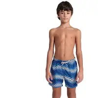 Arena Allover Swimming Shorts Bleu 12-13 Years Garçon
