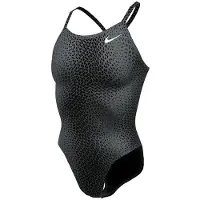 Nike Racerback Hydrastrong Delta Swimsuit Noir US 26 Femme