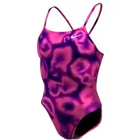 Nike Cutout Hydrastrong Digi Haze Swimsuit Rose US 28 Femme