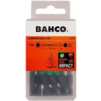 Bahco Embouts 1/4 Torsion pour vis TX T20 50 mm - 10 pièces par blister