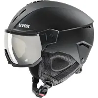 Uvex Instinct Visor, casque de ski à visière, noir