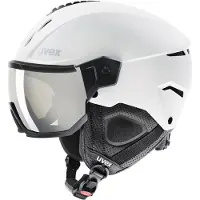 Uvex Instinct Visor, casque de ski à visière, blanc