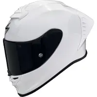Scorpion EXO-R1 Evo Air FIM Racing #1 Solid Pearl Blanc Casque Intégral Taille S
