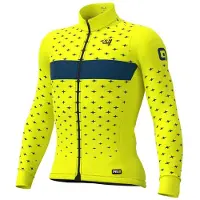 ALÉ Stars Long Sleeve Jersey Jaune M Homme