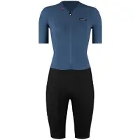 Etxeondo Binamic Short Sleeve Race Suit Bleu S Femme