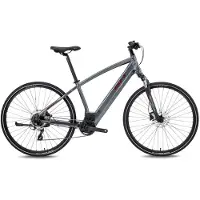 Bh Atom Cross Bh1e 700c Acera 2022 Electric Bike Argenté L / 500Wh