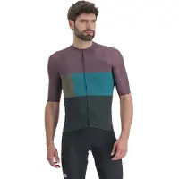 Sportful Snap Short Sleeve Jersey Bleu,Violet 2XL Homme