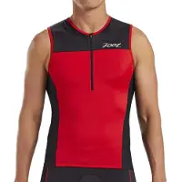 Zoot Core + Sleeveless Tri Jersey Rouge S Homme
