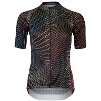 Agu Nocturnal Lines Performance Short Sleeve Jersey Marron XS Femme