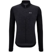 Santini Pure Long Sleeve Jersey Noir XS Homme