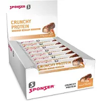 Sponser Sport Food Crunchy Protein Bars Box Raspberry 50g 12 Units Clair