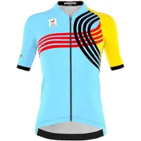 Bioracer Icon Boic Olympics Paris 2024 Short Sleeve Jersey Bleu XS Femme