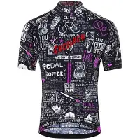 CYCOLOGY Maillot à Manches Courtes Bike Graffiti