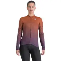 Sportful Rocket Thermal Long Sleeve Jersey Rouge,Orange XS Femme