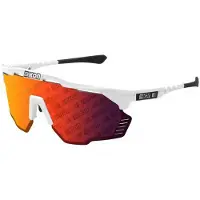 Scicon Aeroshade Kunen Sunglasses Blanc Multimirror Red/CAT 3